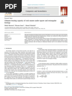 Ultimate Bearing Capacity of Rock Masses Under Square and Rectangular