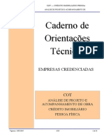 Caderno de Orientações Técnicas - V018