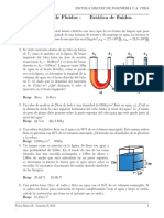 Mec Anica de Fluidos: Est Atica de Fluidos.: Al 3 KG m3 Au 3 KG m3