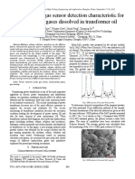 Nano-Tin Oxide Gas Sensor Detection Characteristic For Hydrocarbon Gases Dissolved in Transformer Oil