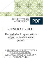 Subject-Verb Agreement: By: Sir Kenneth