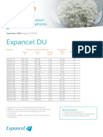 Expancel DU: Product Specification Expancel Microspheres