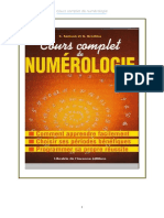 Cours Complet de Numerologie