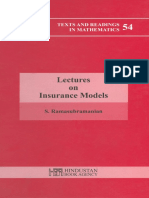 Lectures on Insurance Models