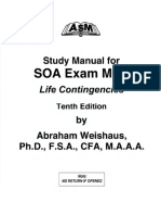 Abraham Weishaus - Study Manual for Actuarial Exam Models for Life Contingencies