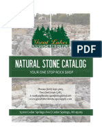 2021 Great Lakes Landscape Supply Natural Stone Book