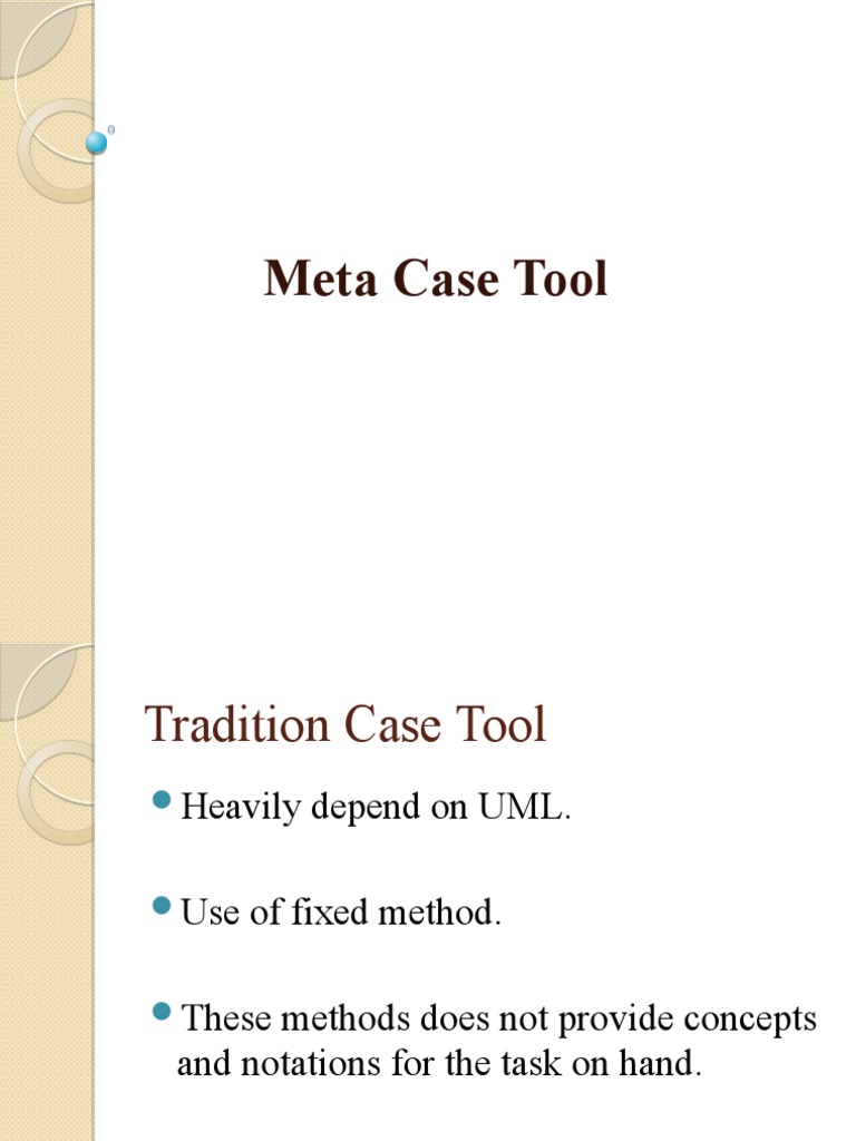 Meta Case Tool | PDF | Software Development | Software Engineering