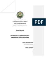 Gustavo Manzo Ugas - La Democracia Constitucional en El Ordenamiento Jurídico Venezolano