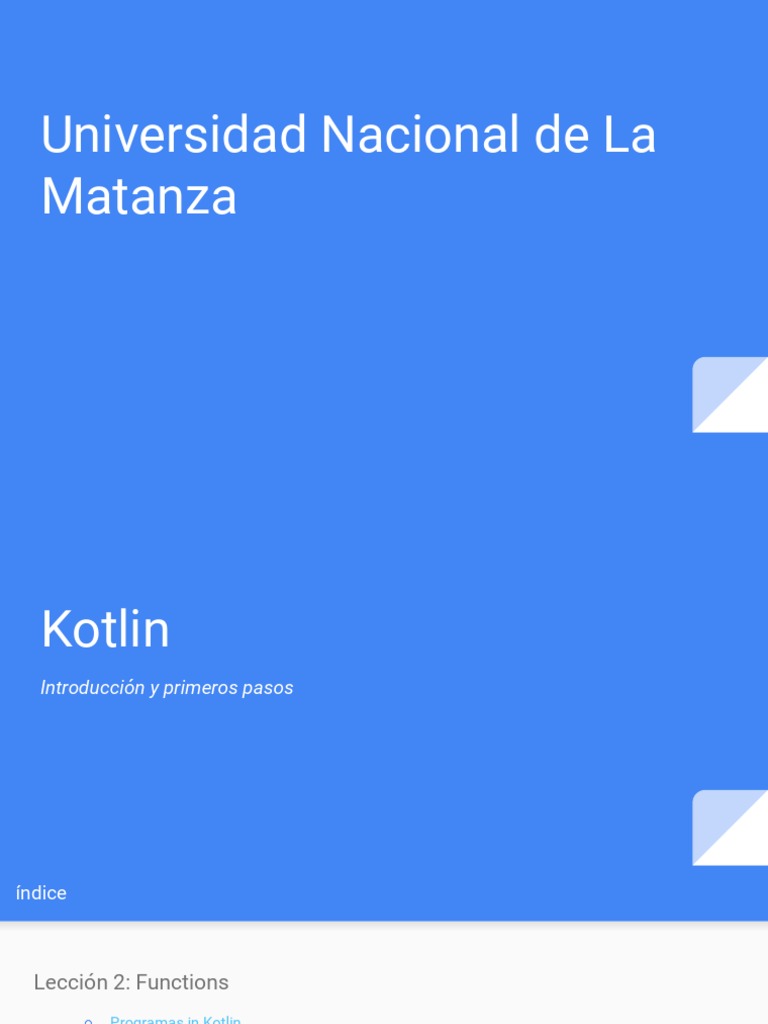 Introducción a Kotlin para Android | PDF | Función anónima ...