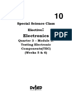 Electronics: Special Science Class Elective