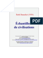 Echantillons de Civilisation. R. Benedict