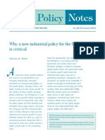 Olicy: Why A New Industrial Policy For The Philippines Is Critical