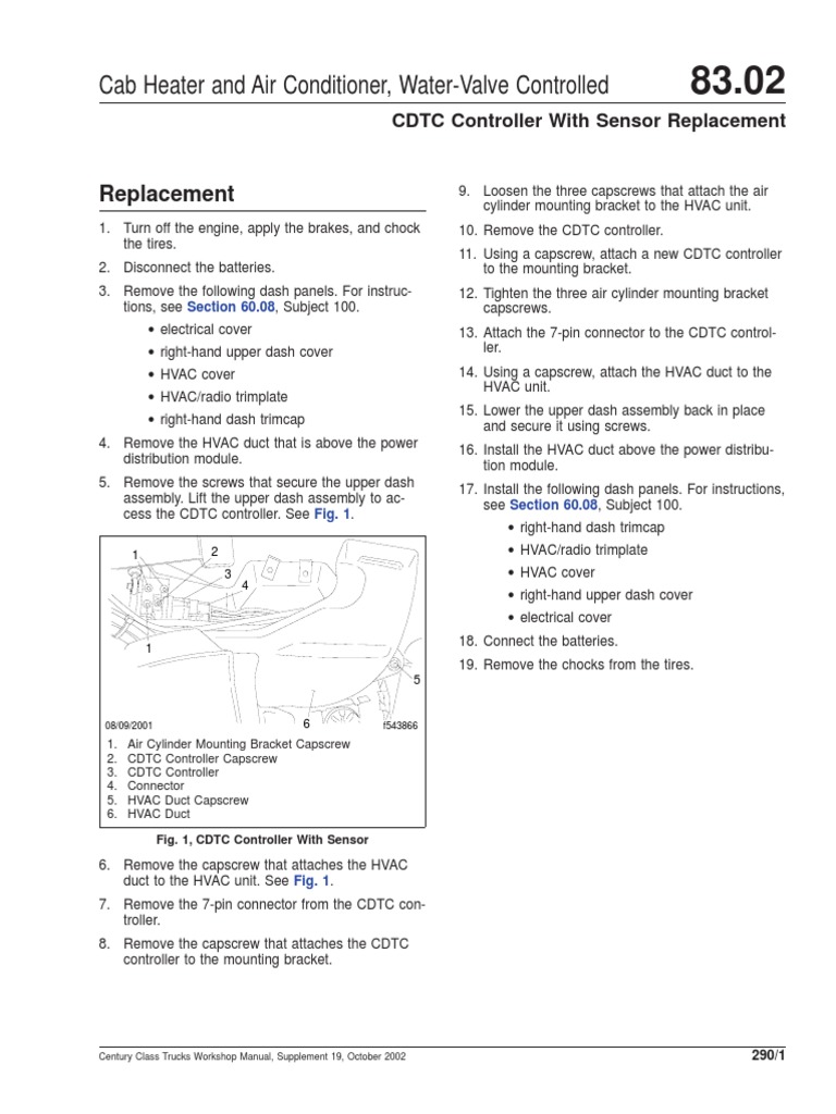 CDTC Controller Replacement Guide | PDF | Screw | Land Vehicles