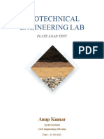 Geotechnical Engineering Lab: Anup Kumar