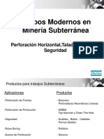 Curso Equipos Perforacion Horizontal Taladros Largos Seguridad