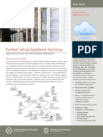 Fortinet Virtual Appliance Solutions: Data Sheet