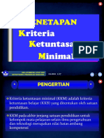 EVALUASI - Penetapan KKM