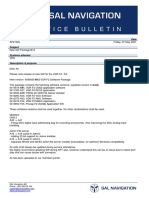 AP21025, SAL Navigation Service Bulletin, New B12 VDR F2 Software Package