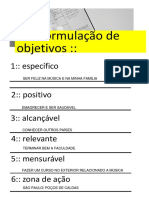 Formulação de Objetivos