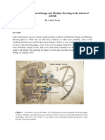 History of Mechanical Design and Machine Drawing in The School of Amme