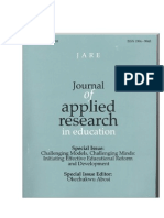jOURNAL of Applied Research in Edu