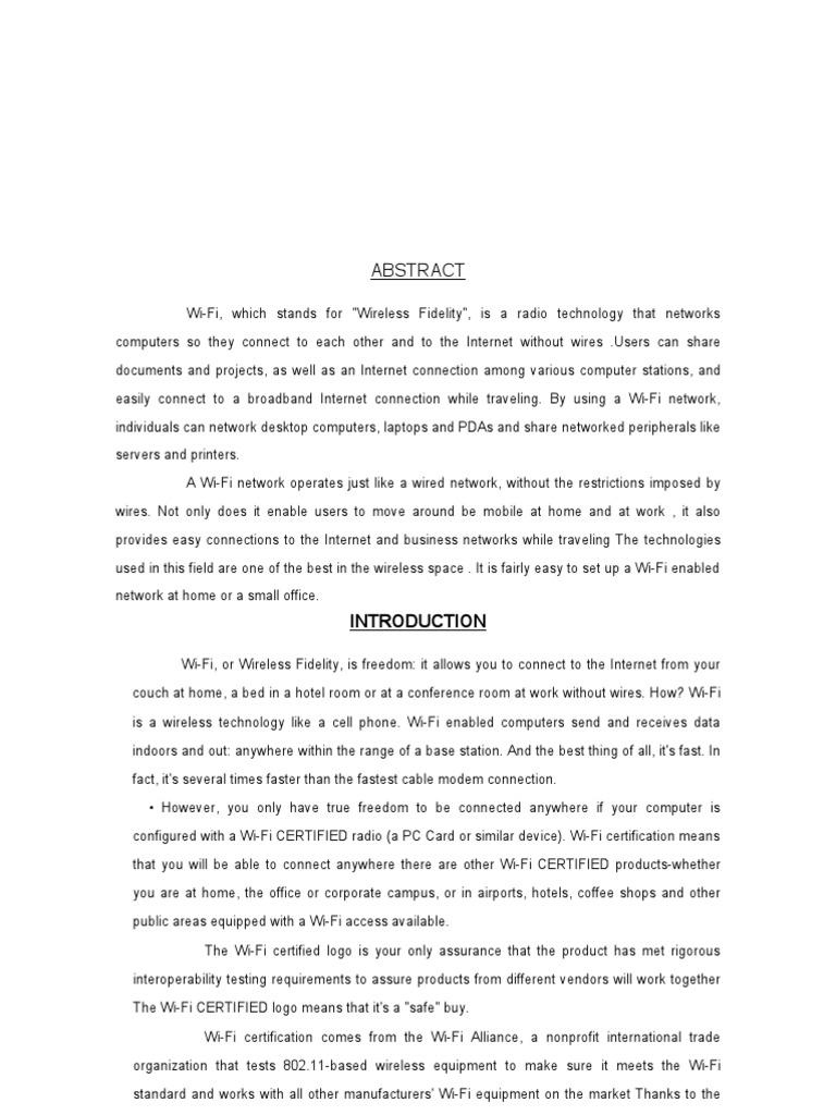 Understanding Wi-Fi Technology Basics | PDF | Wireless Lan | Wi Fi