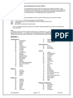 PERU Appendix B - Provincias y Distritos ES