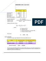 Calculo de Agua Luzuriaga.