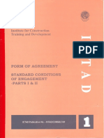 ICTAD - CONSULT - 01 - Form of Agreement - Standard Conditions of Engagement - Part I & II - 1st Rev - August 2002