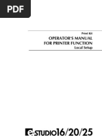 Toshiba e_Studio 25 Operator's Manual