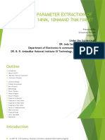 Device Parameter Extraction of 14Nm, 10nmand 7Nm Finfet