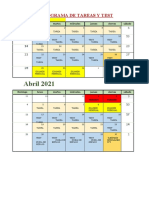 Cronograma de Test