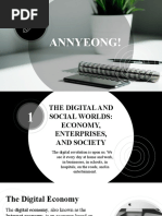 Module 3 THE DIGITAL AND SOCIAL WORLDS ECONOMY, ENTERPRISES, AND SOCIETY