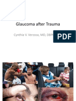 Glaucoma After Trauma: Cynthia V. Verzosa, MD, Dbpo, MSC