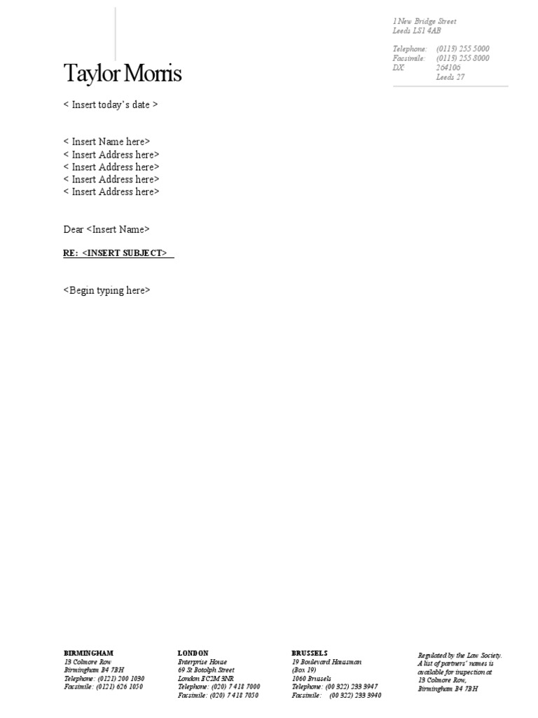 Letter | PDF