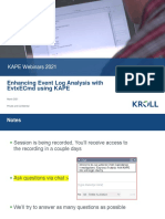 Event Log Analysis EVTXECmd Using Kape