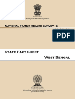 State Fact Sheet West Bengal: National Family Health Survey - 5