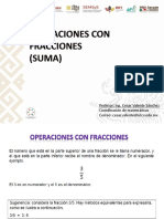 Suma de Fracciones