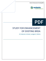 Study For Enhancement of Existing Brda: at Vedanta Limited, Lanjigarh, Odisha