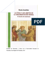 Zavadivker La Etica y Los Limites de La Argumentacion Moral