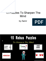 15 Puzzles To Sharpen Your Mind