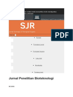 Jurnal Penelitian Bioteknologi