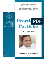 Practicum Portfolio: LDM 2 Course FOR Teachers