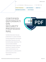 Certified Information Security Professional - CISP-1337