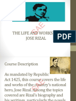 Jrizal Course Content