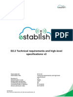ESTABLISH - Technical Requirements and High Level Specifications v2