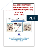 Technical Specifications For Continuous Ambient Air Quality Monitoring (Caaqm) Station (Real Time)