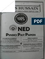 (Physics) NED Past Papers