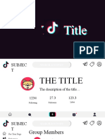 Tiktok Theme