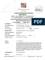 N° Documento 20028-2021. RECUSACIÓN CONTRA JUEZA CAMPOS FLORES. Exp. N.° 01687-2020. 5 Págs